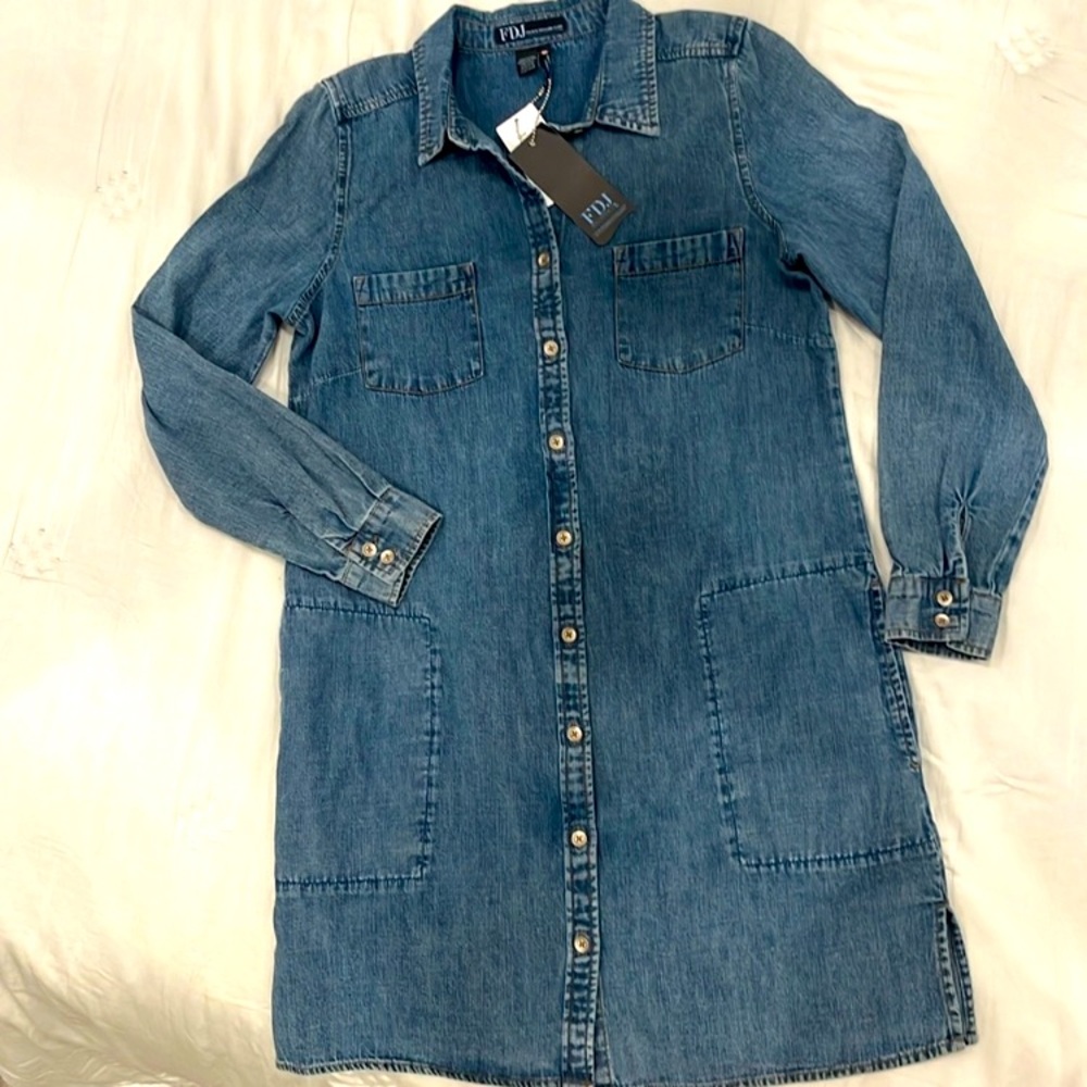 FDJ Denim Dress 👗 NWT Size Small